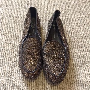 Donald Pliner Bronze Glitter Denny Sparkle Loafer